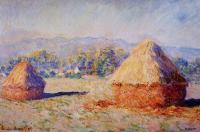 Monet, Claude Oscar - Grainstacks in the Sunlight, Morning Effect